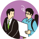 職場での人間関係の悩みを表すイラスト